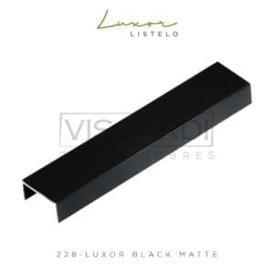 228 - PERFIL VISCARDI LUXOR BLACK MATTE