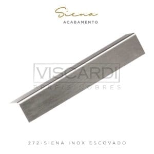 272 - PERFIL VISCARDI SIENA INOX ESCOVADO