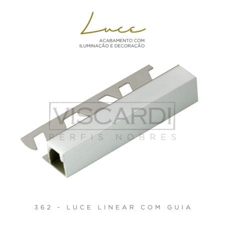 362 - PERFIL VISCARDI LUCE LINEAR COM GUIA