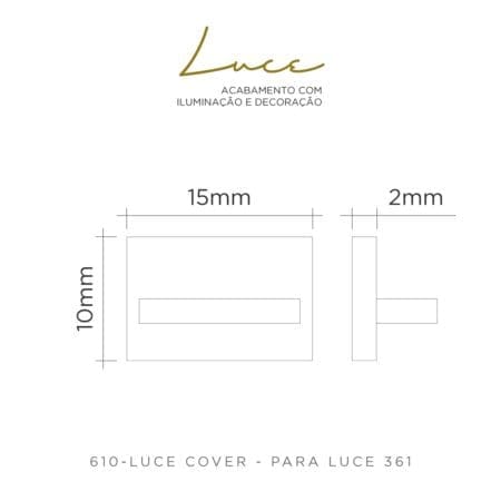 610-LUCE COVER - PARA LUCE 361-DIMENSIONAL